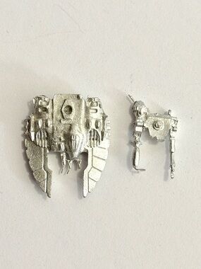 1990s Warhammer Epic 40K Epic Eldar Falcon Grav Tank Metal Miniature Oldhammer
